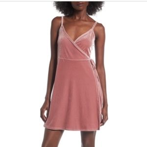 BP Pink Velvet Dress